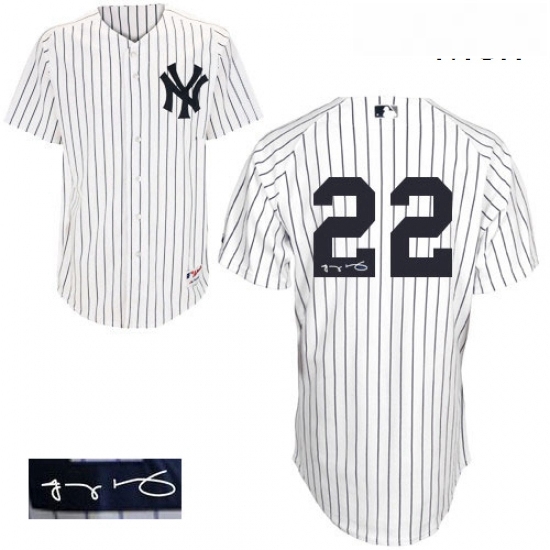 Mens Majestic New York Yankees 22 Jacoby Ellsbury Authentic White Home Autographed MLB Jersey Mens Majestic New York Yankees 22 Jacoby Ellsbury Authentic White Home Autographed MLB Jersey