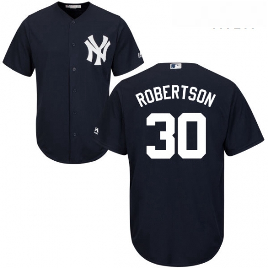 Mens Majestic New York Yankees 30 David Robertson Replica Navy Blue Alternate MLB Jersey Mens Majestic New York Yankees 30 David Robertson Replica Navy Blue Alternate MLB Jersey