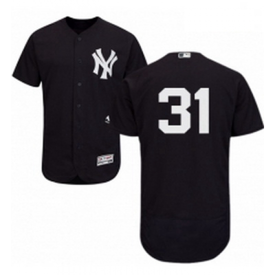 Mens Majestic New York Yankees 31 Aaron Hicks Navy Blue Flexbase Authentic Collection MLB Jersey Mens Majestic New York Yankees 31 Aaron Hicks Navy Blue Flexbase Authentic Collection MLB Jersey
