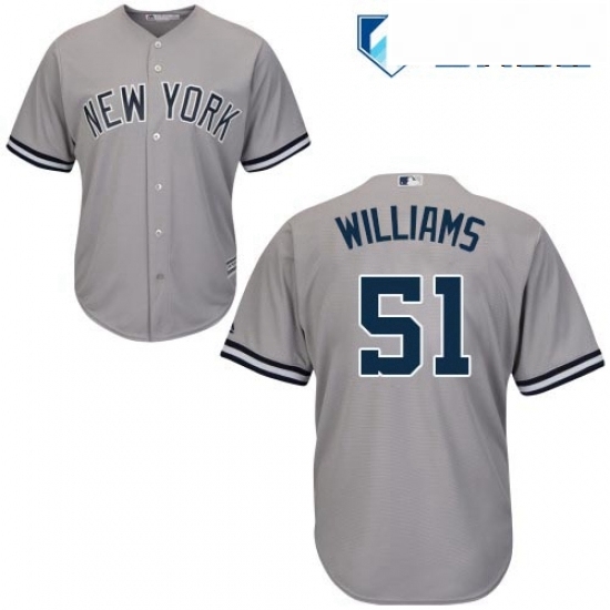 Mens Majestic New York Yankees 51 Bernie Williams Replica Grey Road MLB Jersey Mens Majestic New York Yankees 51 Bernie Williams Replica Grey Road MLB Jersey