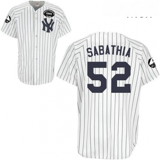 Mens Majestic New York Yankees 52 CC Sabathia Authentic White GMS The Boss MLB Jersey Mens Majestic New York Yankees 52 CC Sabathia Authentic White GMS The Boss MLB Jersey
