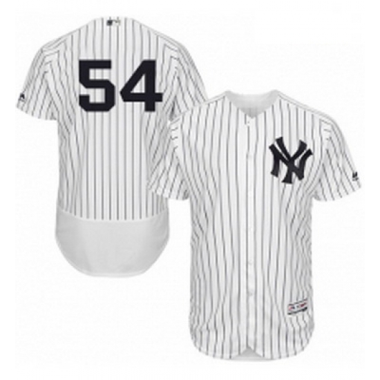 Mens Majestic New York Yankees 54 Aroldis Chapman White Home Flex Base Authentic Collection MLB Jersey Mens Majestic New York Yankees 54 Aroldis Chapman White Home Flex Base Authentic Collection MLB Jersey