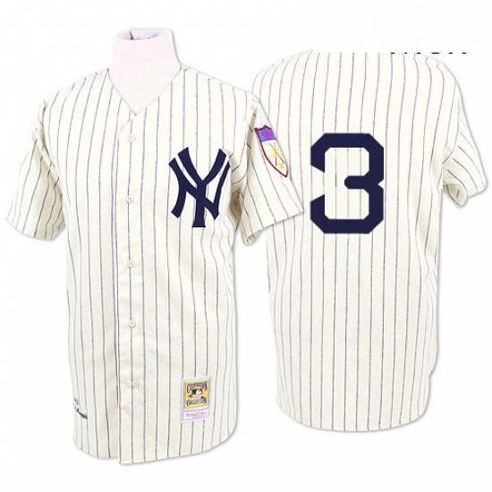 Mens Mitchell and Ness 1929 New York Yankees 3 Babe Ruth Authentic White Throwback MLB Jersey Mens Mitchell and Ness 1929 New York Yankees 3 Babe Ruth Authentic White Throwback MLB Jersey
