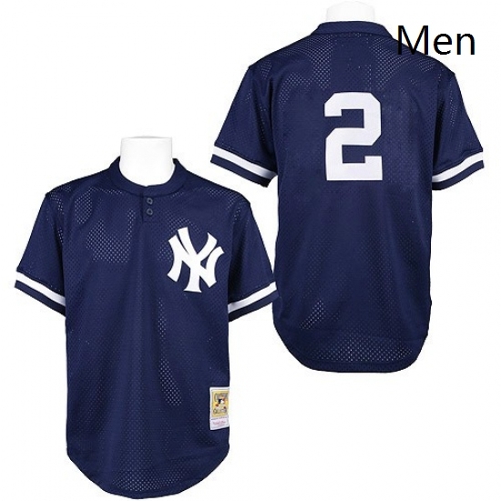 Mens Mitchell and Ness Practice New York Yankees 2 Derek Jeter Authentic Navy Blue Throwback MLB Jersey Mens Mitchell and Ness Practice New York Yankees 2 Derek Jeter Authentic Navy Blue Throwback MLB Jersey