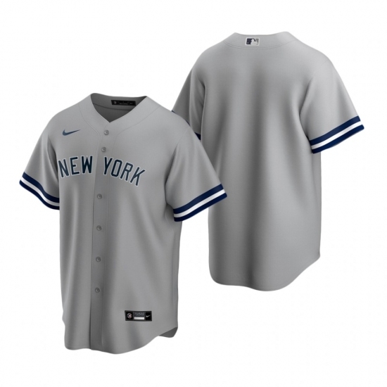 Mens Nike New York Yankees Blank Gray Road Stitched Baseball Jersey Mens Nike New York Yankees Blank Gray Road Stitched Baseball Jersey