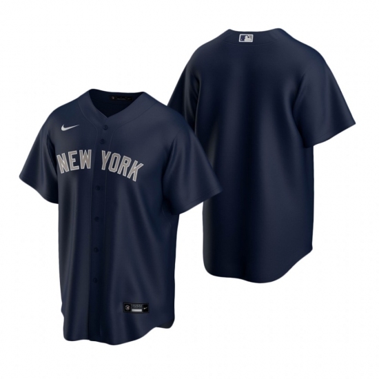 Mens Nike New York Yankees Blank Navy Alternate Stitched Baseball Jersey Mens Nike New York Yankees Blank Navy Alternate Stitched Baseball Jersey