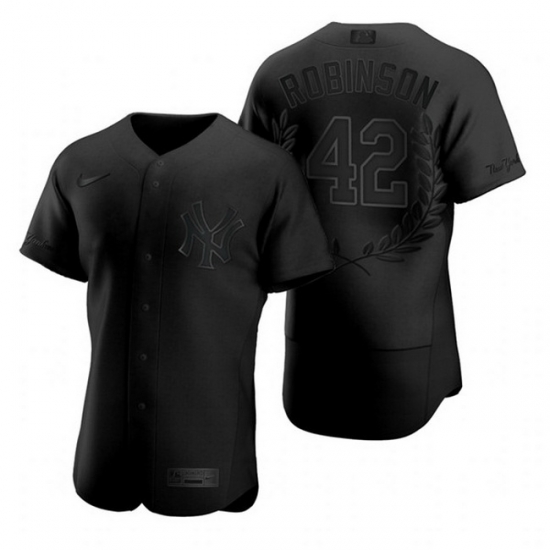 Yankees 42 Jackie Robinson Black Nike Flexbase Fashion Jersey Yankees 42 Jackie Robinson Black Nike Flexbase Fashion Jersey