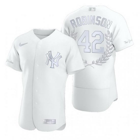 Yankees 42 Jackie Robinson White Nike Flexbase Fashion Jersey Yankees 42 Jackie Robinson White Nike Flexbase Fashion Jersey