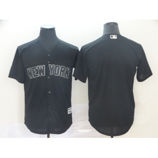 Yankees Blank Black 2019 Players 27 Weekend Player Jersey Yankees Blank Black 2019 Players 27 Weekend Player Jersey