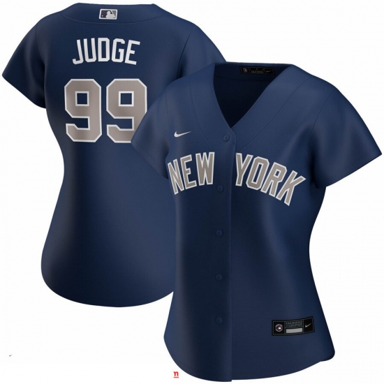 New York Yankees 99 Aaron Judge Nike Women Alternate 2020 MLB Player Jersey Navy New York Yankees 99 Aaron Judge Nike Women Alternate 2020 MLB Player Jersey Navy