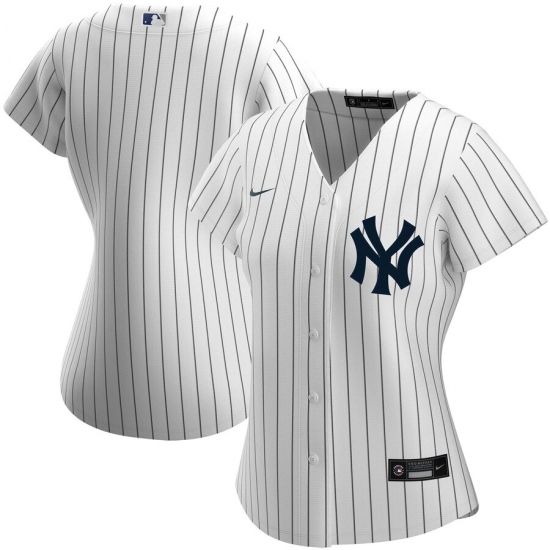 New York Yankees Nike Women Home 2020 MLB Team Jersey White New York Yankees Nike Women Home 2020 MLB Team Jersey White
