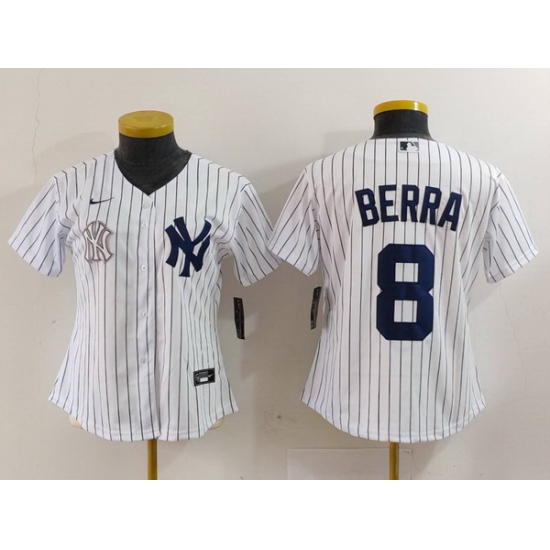 Women New York Yankees 8 Barra Grey White Team Cool Base Stitched Jersey 1 Women New York Yankees 8 Barra Grey White Team Cool Base Stitched Jersey 1