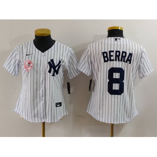 Women New York Yankees 8 Barra Grey White Team Cool Base Stitched Jersey Women New York Yankees 8 Barra Grey White Team Cool Base Stitched Jersey