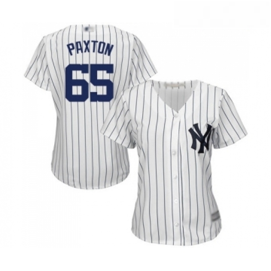 Womens New York Yankees 65 James Paxton Authentic White Home Baseball Jersey Womens New York Yankees 65 James Paxton Authentic White Home Baseball Jersey