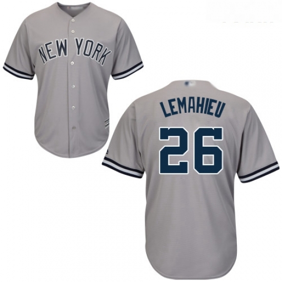 Yankees #26 DJ LeMahieu Grey Cool Base Stitched Youth Baseball Jersey Yankees #26 DJ LeMahieu Grey Cool Base Stitched Youth Baseball Jersey