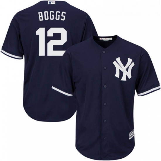 Youth Majestic New York Yankees 12 Wade Boggs Replica Navy Blue Alternate MLB Jersey Youth Majestic New York Yankees 12 Wade Boggs Replica Navy Blue Alternate MLB Jersey