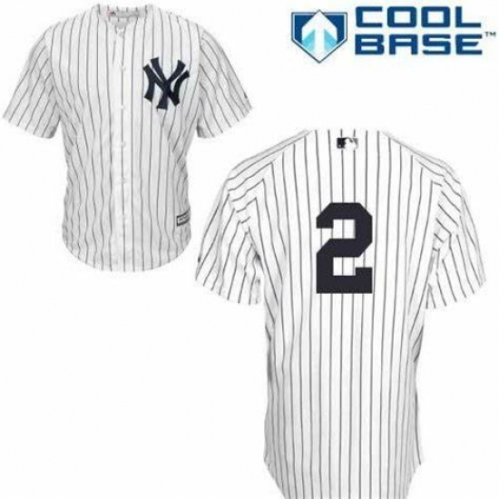 Youth Majestic New York Yankees 2 Derek Jeter Authentic White Name On Back MLB Jersey Youth Majestic New York Yankees 2 Derek Jeter Authentic White Name On Back MLB Jersey