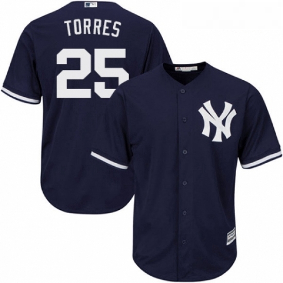 Youth Majestic New York Yankees 25 Gleyber Torres Authentic Navy Blue Alternate MLB Jersey Youth Majestic New York Yankees 25 Gleyber Torres Authentic Navy Blue Alternate MLB Jersey