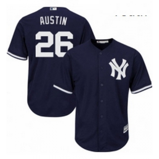 Youth Majestic New York Yankees 26 Tyler Austin Authentic Navy Blue Alternate MLB Jersey Youth Majestic New York Yankees 26 Tyler Austin Authentic Navy Blue Alternate MLB Jersey