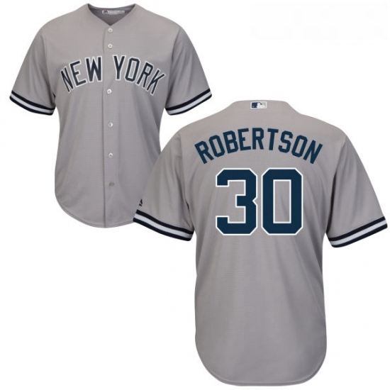 Youth Majestic New York Yankees 30 David Robertson Authentic Grey Road MLB Jersey Youth Majestic New York Yankees 30 David Robertson Authentic Grey Road MLB Jersey