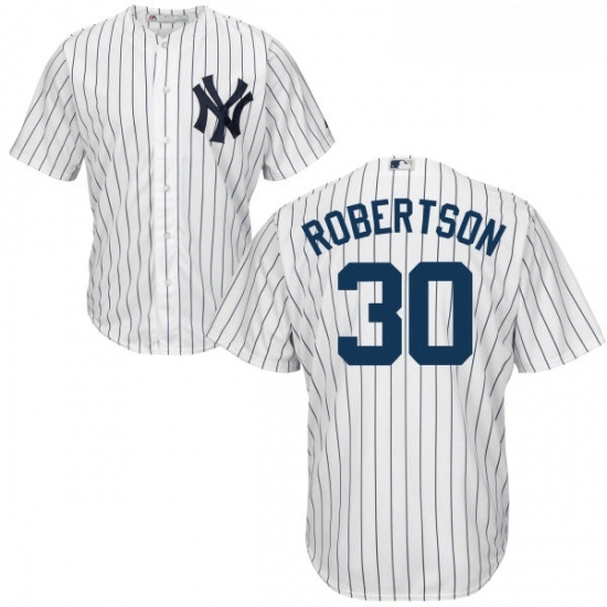 Youth Majestic New York Yankees 30 David Robertson Authentic White Home MLB Jersey Youth Majestic New York Yankees 30 David Robertson Authentic White Home MLB Jersey