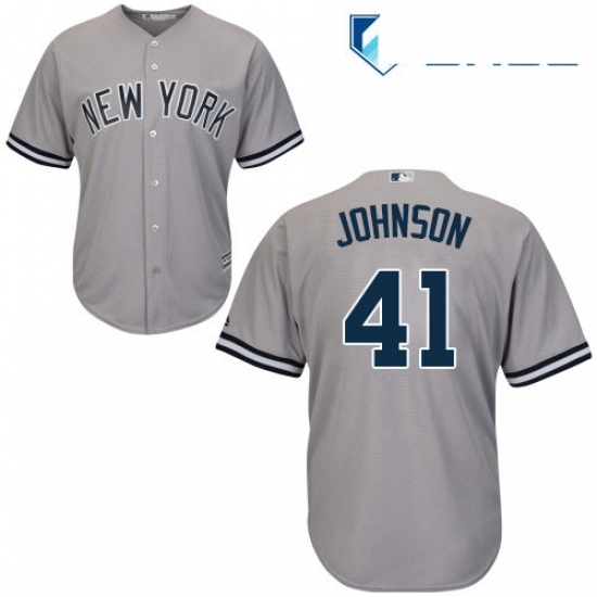 Youth Majestic New York Yankees 41 Randy Johnson Replica Grey Road MLB Jersey Youth Majestic New York Yankees 41 Randy Johnson Replica Grey Road MLB Jersey