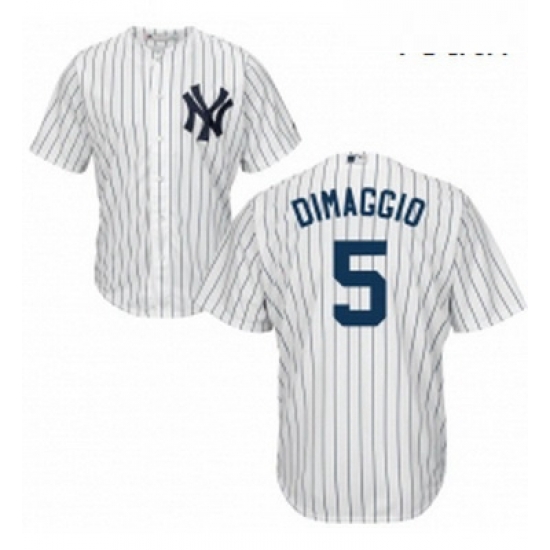 Youth Majestic New York Yankees 5 Joe DiMaggio Authentic White Home MLB Jersey Youth Majestic New York Yankees 5 Joe DiMaggio Authentic White Home MLB Jersey