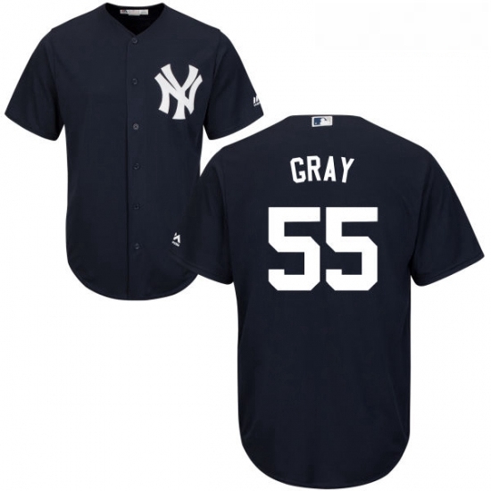 Youth Majestic New York Yankees 55 Sonny Gray Authentic Navy Blue Alternate MLB Jersey Youth Majestic New York Yankees 55 Sonny Gray Authentic Navy Blue Alternate MLB Jersey