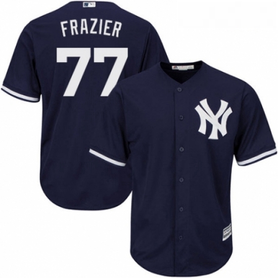 Youth Majestic New York Yankees 77 Clint Frazier Authentic Navy Blue Alternate MLB Jersey Youth Majestic New York Yankees 77 Clint Frazier Authentic Navy Blue Alternate MLB Jersey