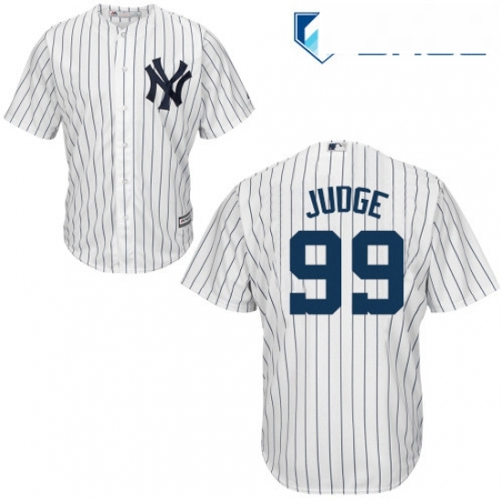 Youth Majestic New York Yankees 99 Aaron Judge Authentic White Home MLB Jersey Youth Majestic New York Yankees 99 Aaron Judge Authentic White Home MLB Jersey