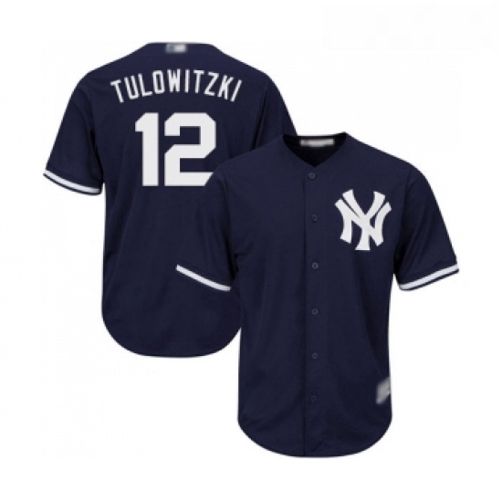 Youth New York Yankees 12 Troy Tulowitzki Authentic Navy Blue Alternate Baseball Jersey Youth New York Yankees 12 Troy Tulowitzki Authentic Navy Blue Alternate Baseball Jersey