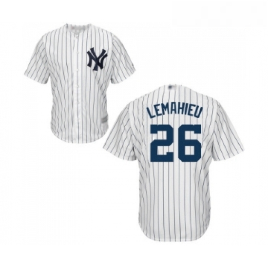 Youth New York Yankees 26 DJ LeMahieu Authentic White Home Baseball Jersey Youth New York Yankees 26 DJ LeMahieu Authentic White Home Baseball Jersey