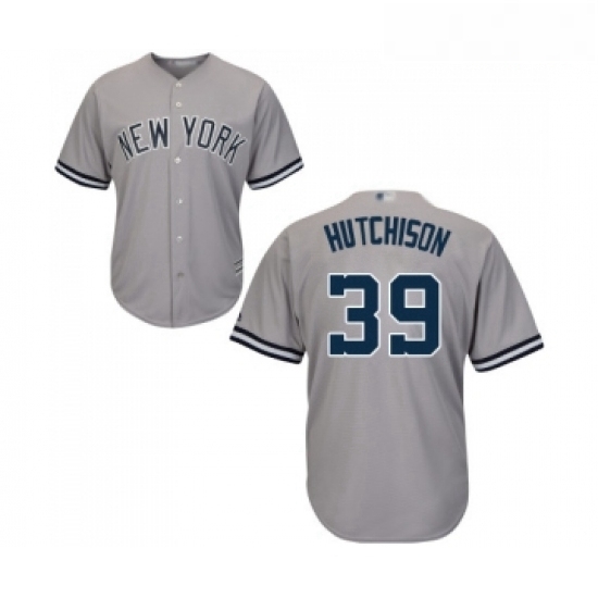 Youth New York Yankees 39 Drew Hutchison Authentic Grey Road Baseball Jersey Youth New York Yankees 39 Drew Hutchison Authentic Grey Road Baseball Jersey