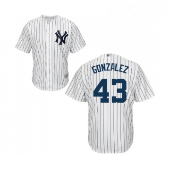 Youth New York Yankees 43 Gio Gonzalez Authentic White Home Baseball Jersey Youth New York Yankees 43 Gio Gonzalez Authentic White Home Baseball Jersey