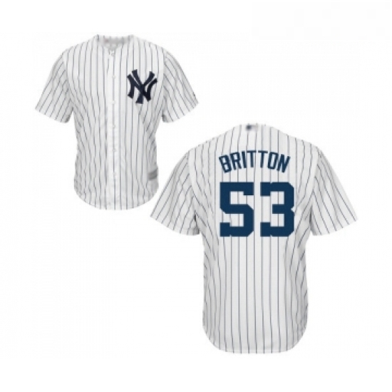 Youth New York Yankees 53 Zach Britton Authentic White Home Baseball Jersey Youth New York Yankees 53 Zach Britton Authentic White Home Baseball Jersey