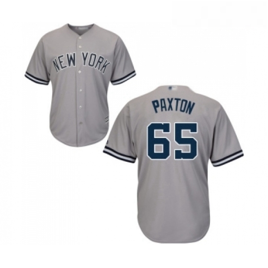 Youth New York Yankees 65 James Paxton Authentic Grey Road Baseball Jersey Youth New York Yankees 65 James Paxton Authentic Grey Road Baseball Jersey