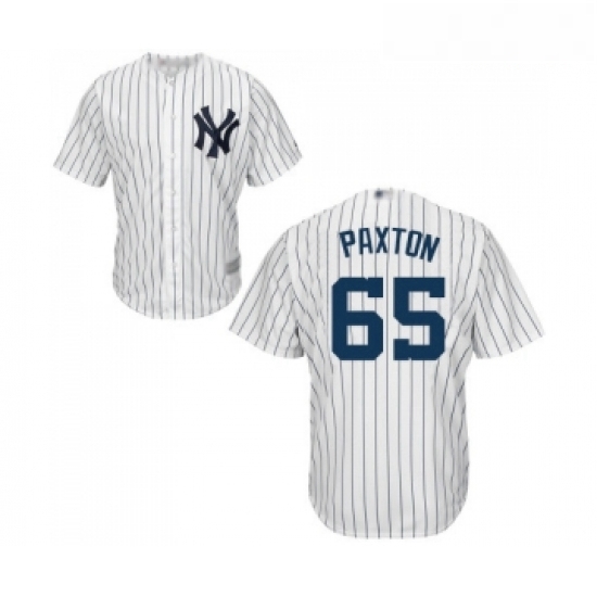 Youth New York Yankees 65 James Paxton Authentic White Home Baseball Jersey Youth New York Yankees 65 James Paxton Authentic White Home Baseball Jersey