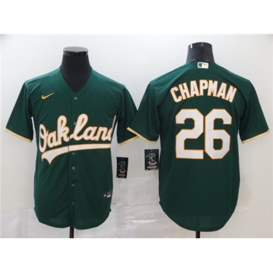 Athletics 26 Matt Chapman Green 2020 Nike Cool Base Jersey Athletics 26 Matt Chapman Green 2020 Nike Cool Base Jersey