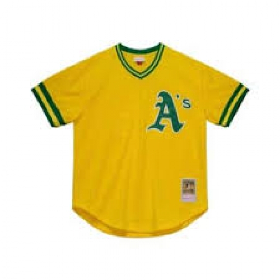 Men Oakland Athletics Blank Throwback Jersey Yellow Men Oakland Athletics Blank Throwback Jersey Yellow