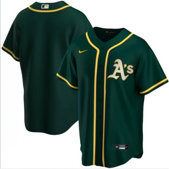 Men Oakland Athletics Nike Green Blank Jersey Men Oakland Athletics Nike Green Blank Jersey