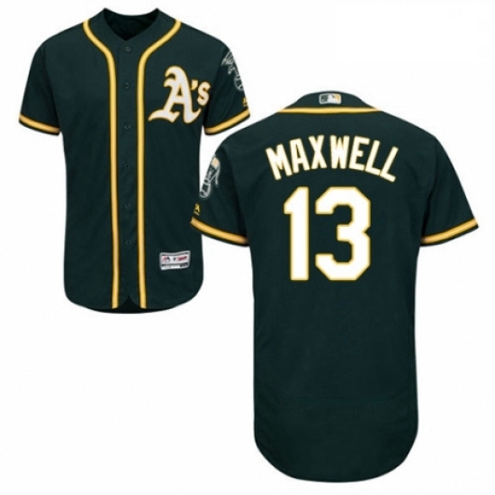 Mens Majestic Oakland Athletics 13 Bruce Maxwell Green Alternate Flex Base Authentic Collection MLB Jersey Mens Majestic Oakland Athletics 13 Bruce Maxwell Green Alternate Flex Base Authentic Collection MLB Jersey