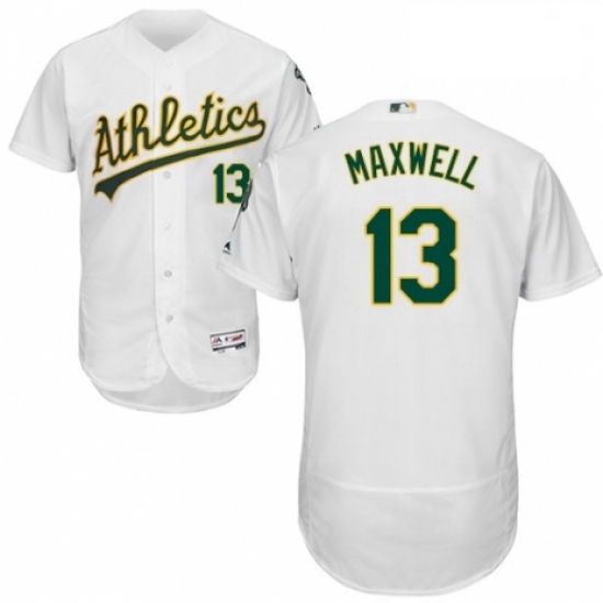 Mens Majestic Oakland Athletics 13 Bruce Maxwell White Home Flex Base Authentic Collection MLB Jersey Mens Majestic Oakland Athletics 13 Bruce Maxwell White Home Flex Base Authentic Collection MLB Jersey