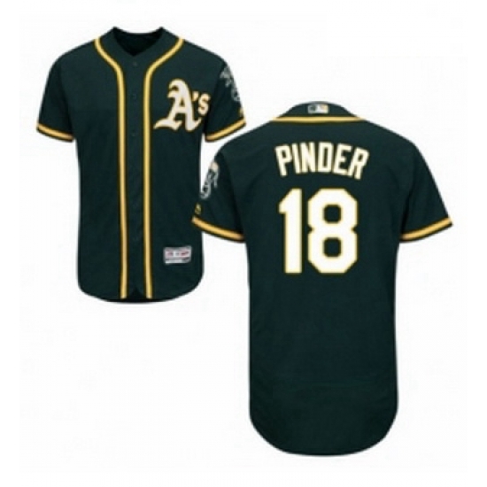 Mens Majestic Oakland Athletics 18 Chad Pinder Green Alternate Flex Base Authentic Collection MLB Jersey Mens Majestic Oakland Athletics 18 Chad Pinder Green Alternate Flex Base Authentic Collection MLB Jersey