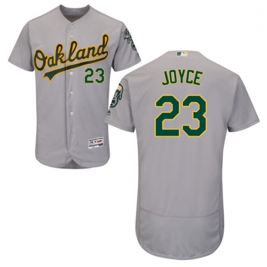 Mens Majestic Oakland Athletics 23 Matt Joyce Grey Flexbase Authentic Collection MLB Jersey Mens Majestic Oakland Athletics 23 Matt Joyce Grey Flexbase Authentic Collection MLB Jersey
