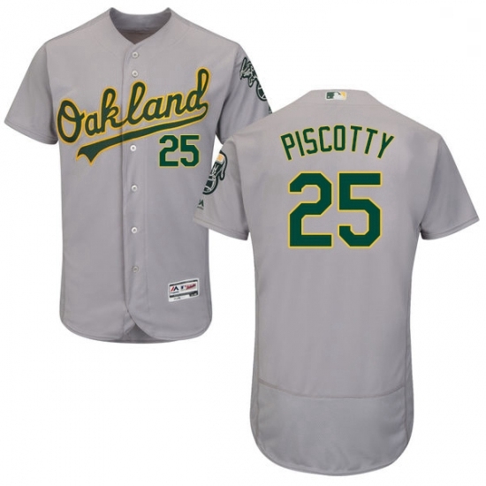 Mens Majestic Oakland Athletics 25 Stephen Piscotty Grey Road Flex Base Authentic Collection MLB Jersey Mens Majestic Oakland Athletics 25 Stephen Piscotty Grey Road Flex Base Authentic Collection MLB Jersey