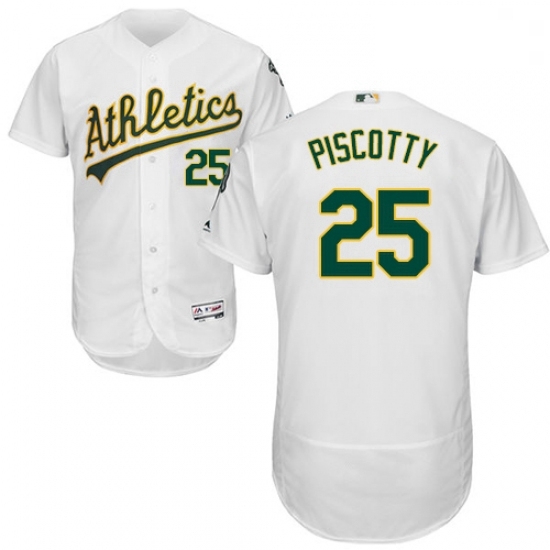 Mens Majestic Oakland Athletics 25 Stephen Piscotty White Home Flex Base Authentic Collection MLB Jersey Mens Majestic Oakland Athletics 25 Stephen Piscotty White Home Flex Base Authentic Collection MLB Jersey