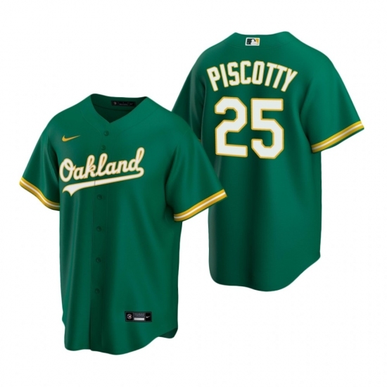 Mens Nike Oakland Athletics 25 Stephen Piscotty Green Alternate Stitched Baseball Jersey Mens Nike Oakland Athletics 25 Stephen Piscotty Green Alternate Stitched Baseball Jersey
