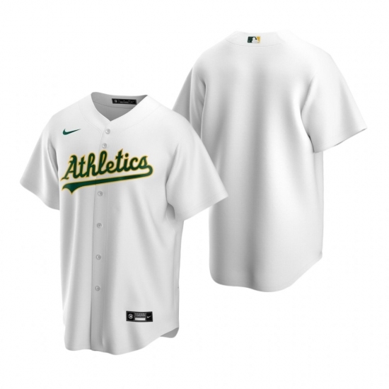Mens Nike Oakland Athletics Blank White Home Stitched Baseball Jersey Mens Nike Oakland Athletics Blank White Home Stitched Baseball Jersey