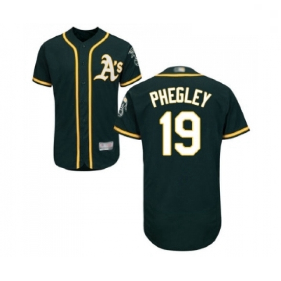 Mens Oakland Athletics 19 Josh Phegley Green Alternate Flex Base Authentic Collection Baseball Jersey Mens Oakland Athletics 19 Josh Phegley Green Alternate Flex Base Authentic Collection Baseball Jersey