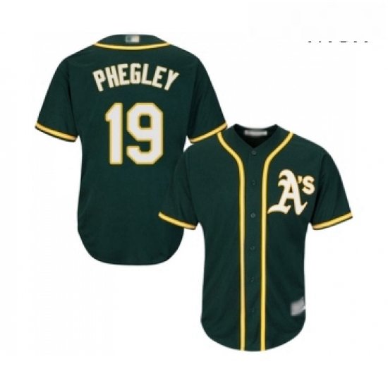 Mens Oakland Athletics 19 Josh Phegley Replica Green Alternate 1 Cool Base Baseball Jersey Mens Oakland Athletics 19 Josh Phegley Replica Green Alternate 1 Cool Base Baseball Jersey